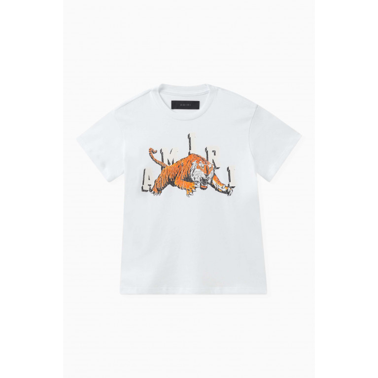 Amiri - Vintage Tiger T-shirt in Cotton White