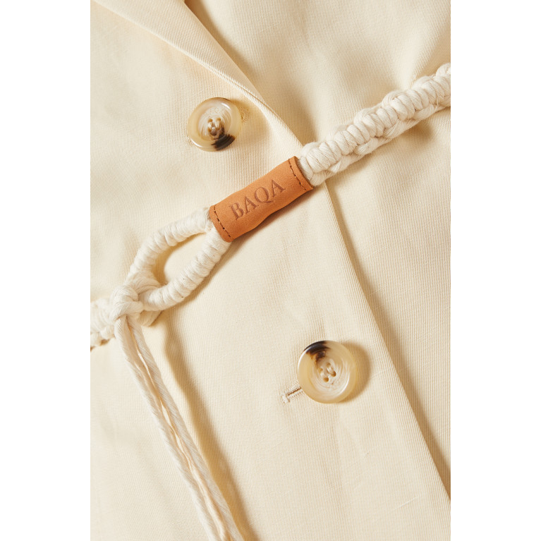 BAQA - Belted Jacket in Linen-blend