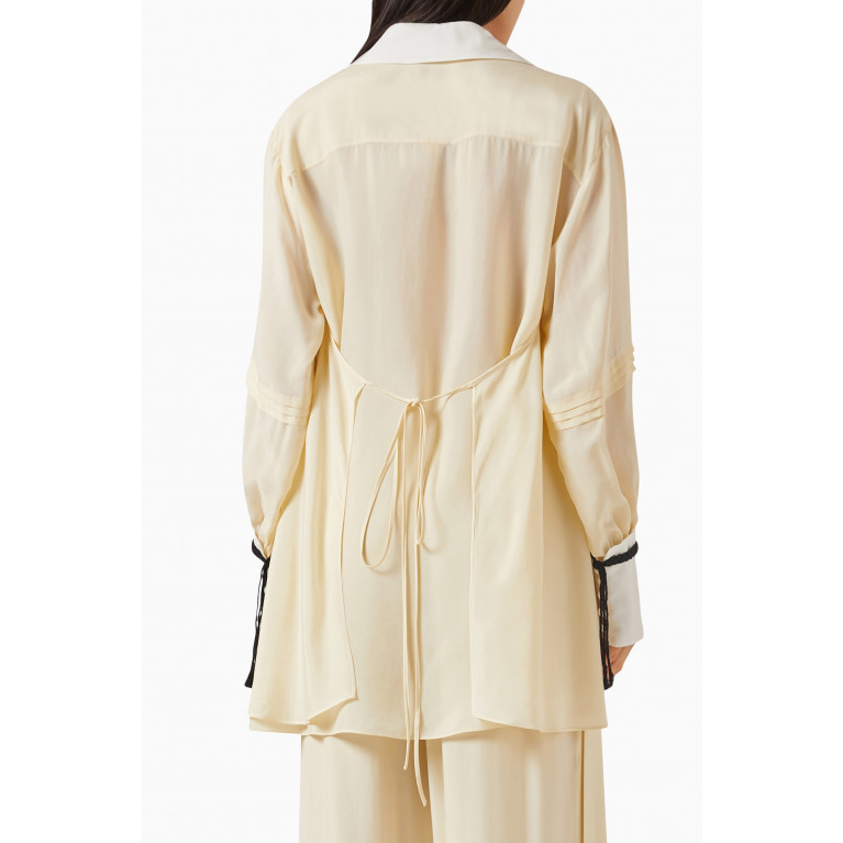 BAQA - Button Blouse in Cupro