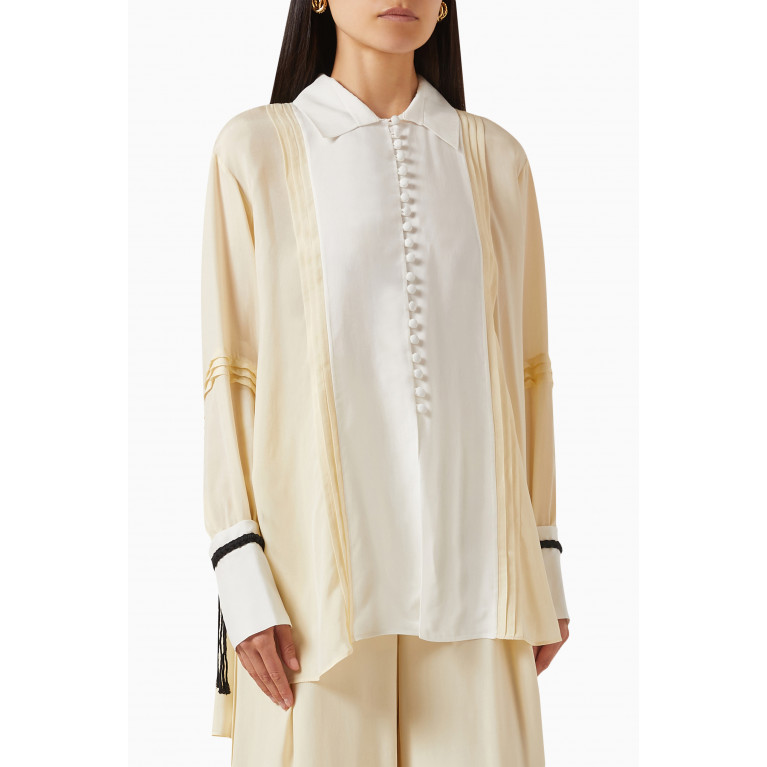 BAQA - Button Blouse in Cupro