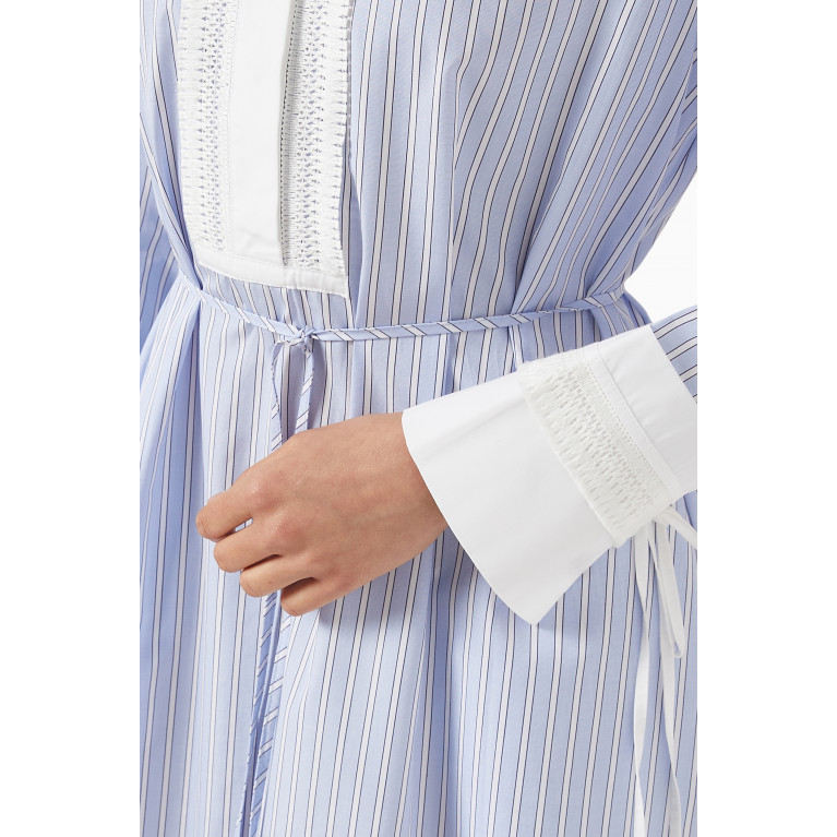 BAQA - Stripe Maxi Dress in Cotton
