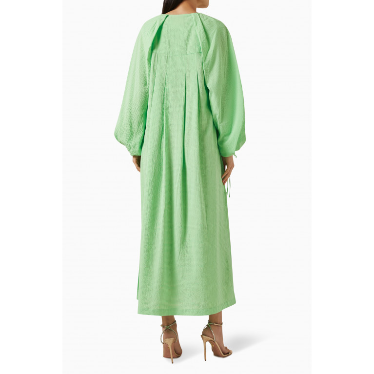 BAQA - Belted Maxi Dress in Cotton
