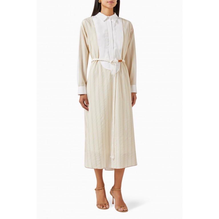 BAQA - Belted Shirt Dress in Viscose