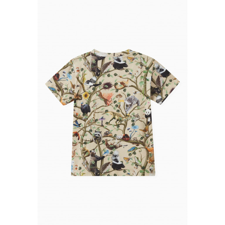 Molo - Ralphie Printed T-shirt in Cotton-jersey Neutral