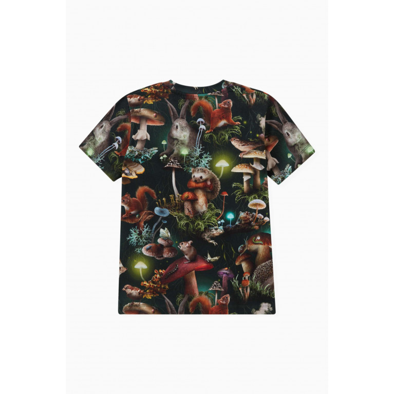 Molo - Ralphie Printed T-shirt in Cotton-jersey Multicolour