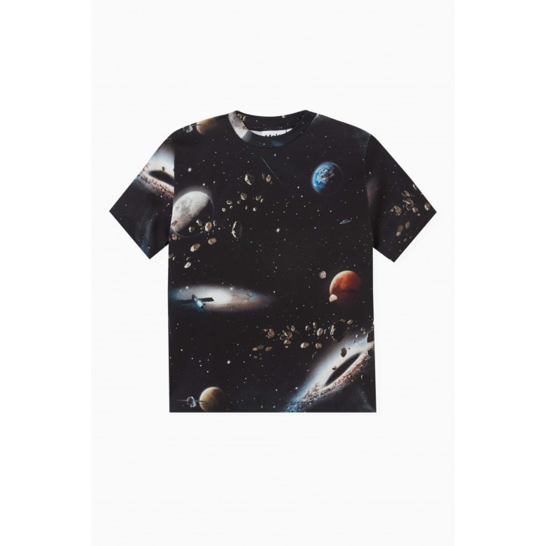 Molo - Riley Make Space T-shirt in Cotton-jersey Black