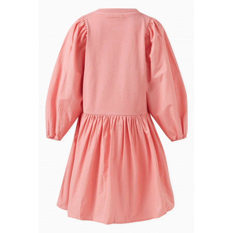 Molo - Cosette Puff-sleeve Dress in Cotton-jersey