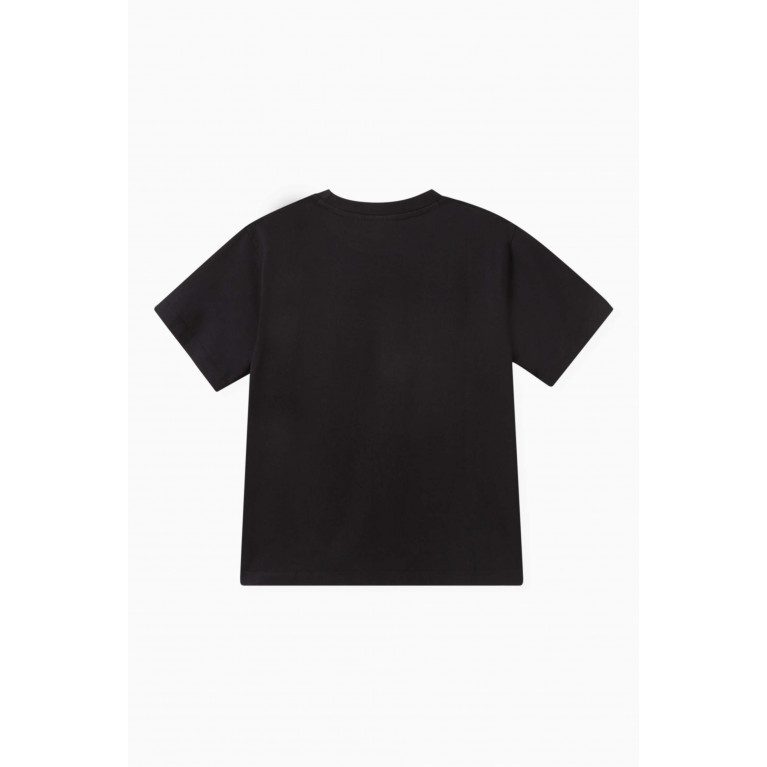 Molo - Riley Warp Speed T-shirt in Organic-cotton Black