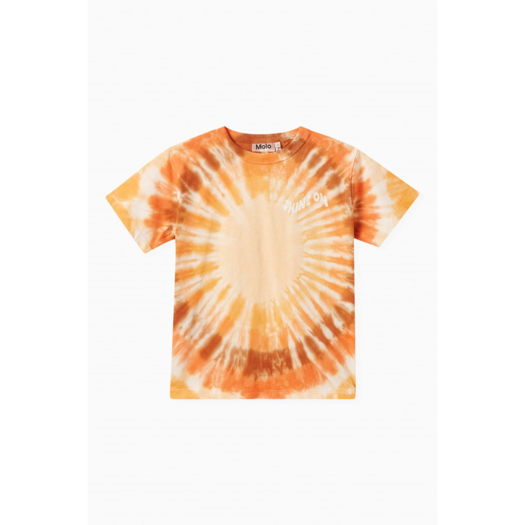 Molo - Riley Graphic-print T-shirt in Organic-cotton Yellow