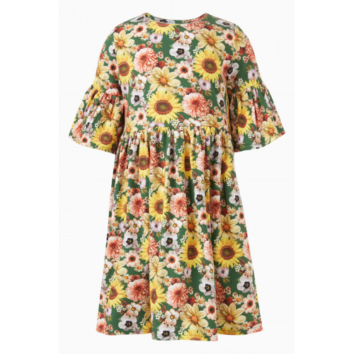 Molo - Chasity Floral-print Dress in Organic-cotton