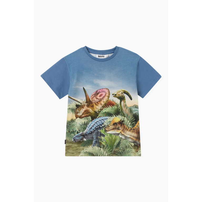 Molo - Raveno Dino Friends T-Shirt in Organic Cotton