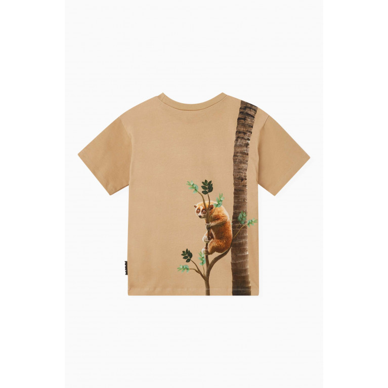 Molo - Rillo Climbing Tiger Print T-Shirt in Organic Cotton