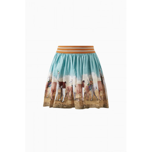 Molo - Brenda Printed Skirt in Organic Cotton Multicolour