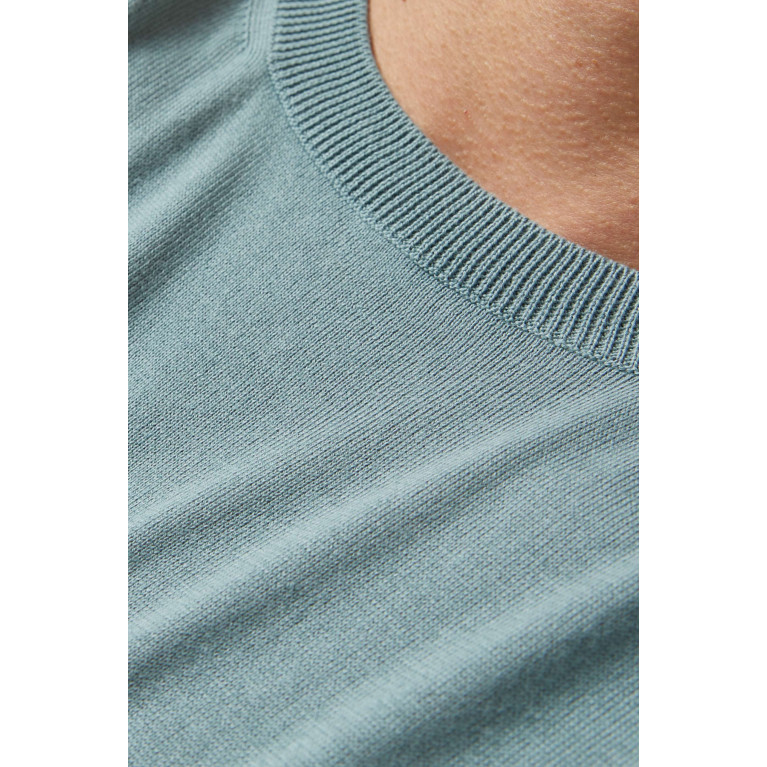 Zegna - Crewneck T-shirt in Cotton-knit