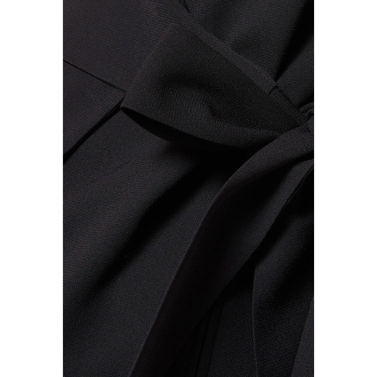 Setre - Split-sleeve Jacket in Crepe Black