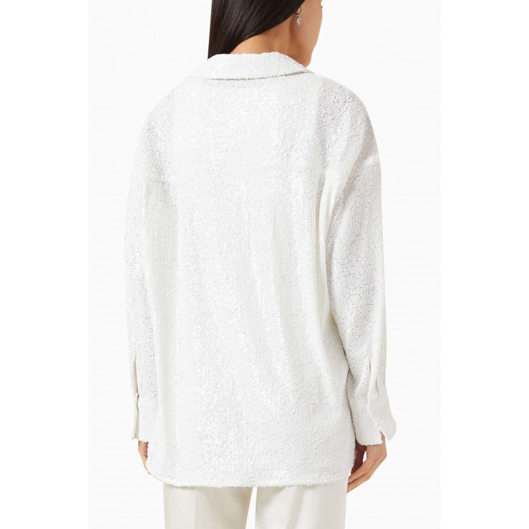 Setre - Sequin-embellished Shirt White