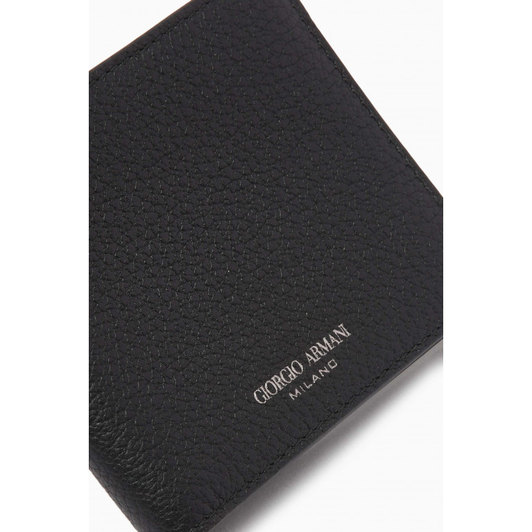 Giorgio Armani - Logo Bifold Waller in Calf Leather