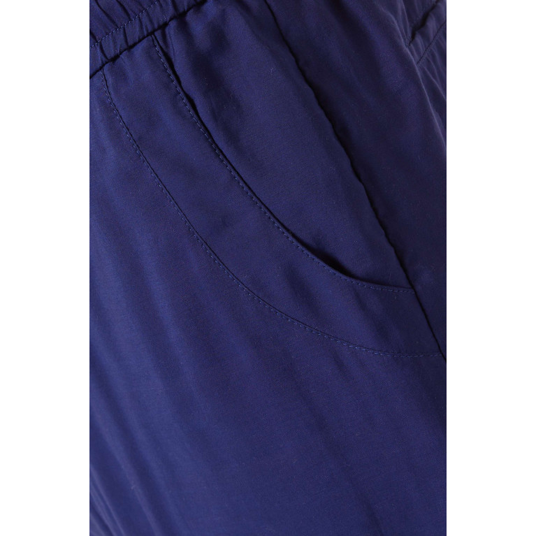 Giorgio Armani - Elasticated Waistband Shorts in Lyocell Blend