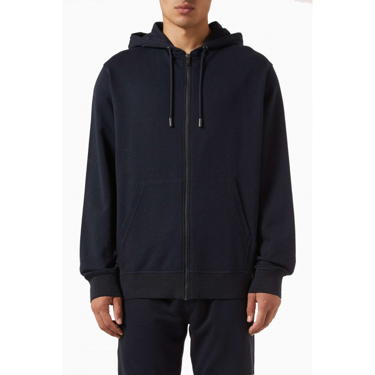 Boss - Stetson Zip-up Hoodie in Cotton & Cashmere-blend