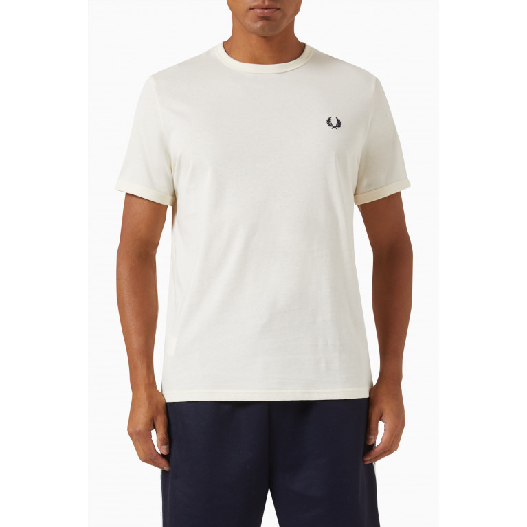 Fred Perry - Ringer T-shirt in Cotton