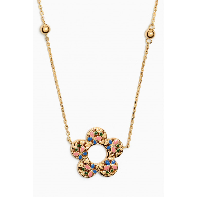 Damas - Farfasha Bloom Necklace in 18kt Gold