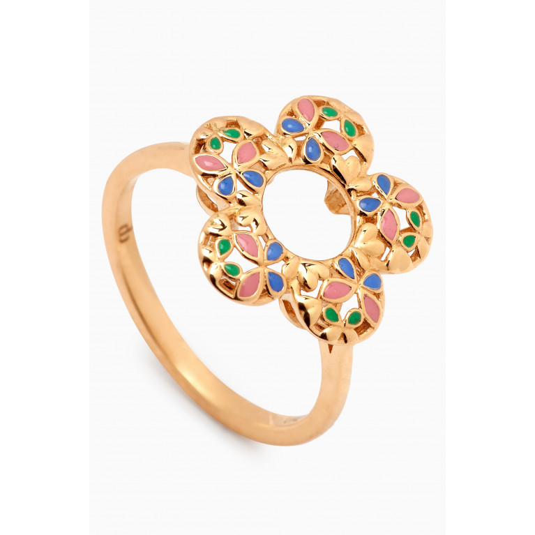 Damas - Farfasha Bloom Ring in 18kt Gold