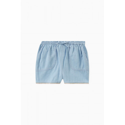 Zimmermann - Halcyon Denim Shorts in Cotton