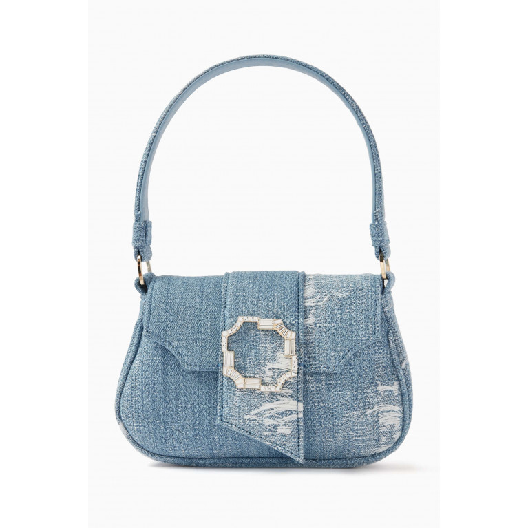 Malone Souliers - Mini Olivia Shoulder Bag in Cotton-denim
