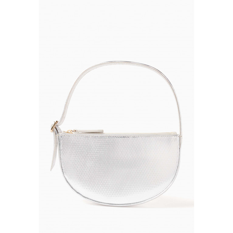 Malone Souliers - Mini Kitty Shoulder Bag in Embossed Metallic-leather