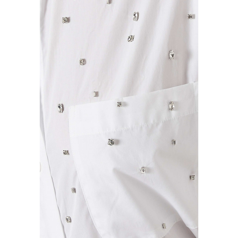 TWP - Next Ex Crystal-embellished Shirt in Cotton