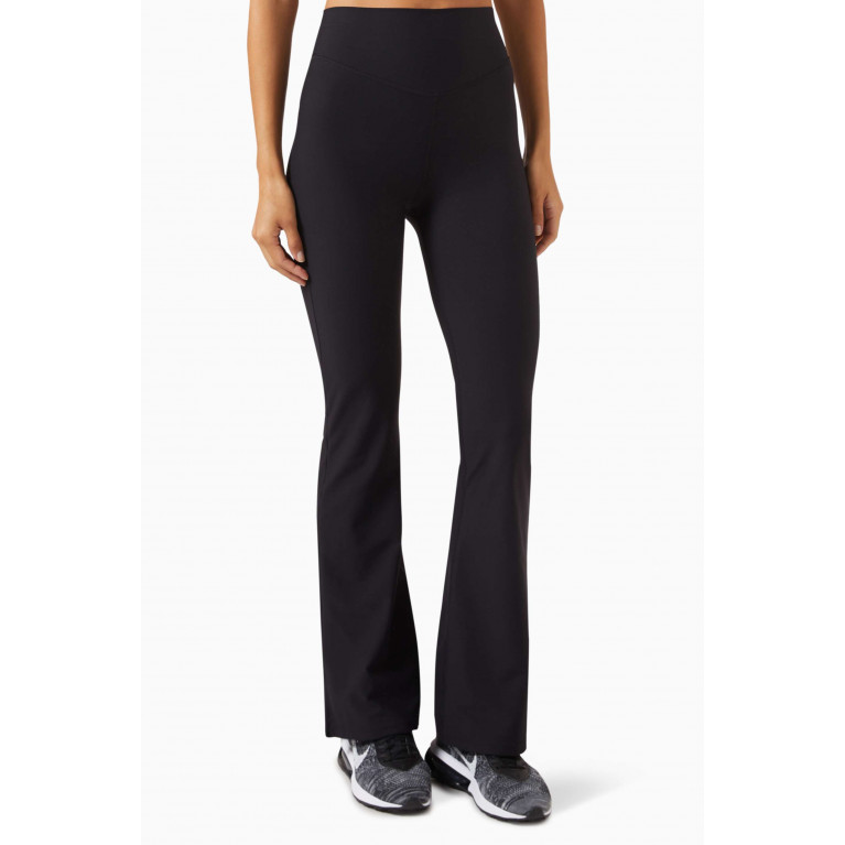 The Upside - Peached Florence Flared Pants in Recycled Nylon Black