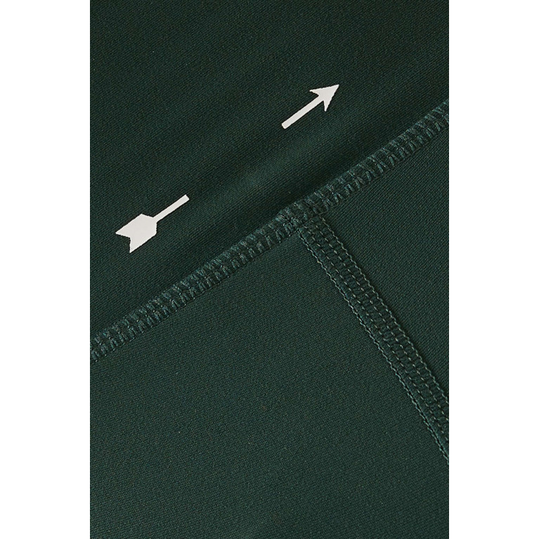 The Upside - Peached Pocket 6" Spin Shorts in Recycled Nylon Green