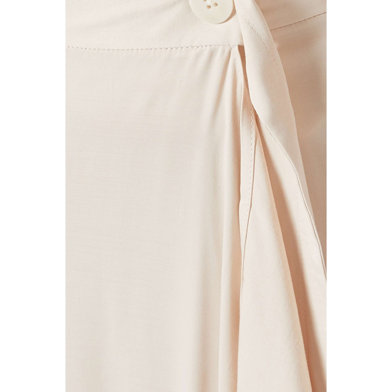 Ninety Percent - Hydrus Midi Skirt in ENKA® Viscose Neutral