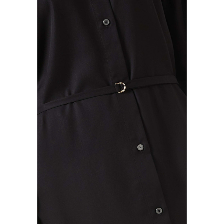 Ninety Percent - Nemulus Midi Dress in Tencel Black