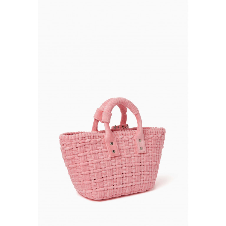 Balenciaga - XS Bistro Basket with Strap in Sponge Fabric
