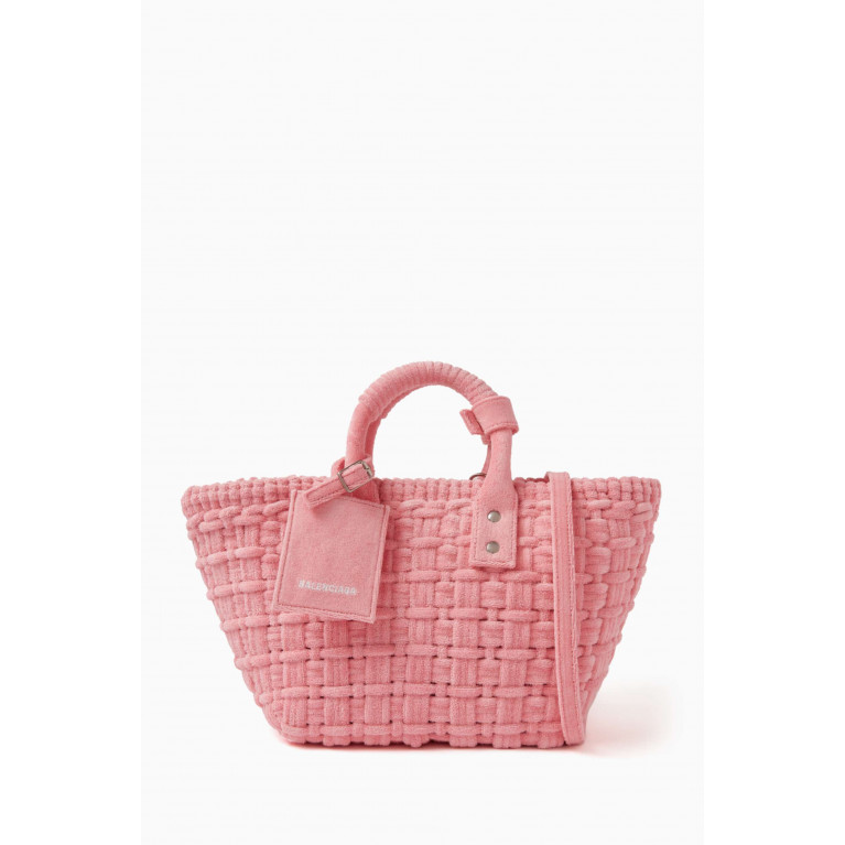Balenciaga - XS Bistro Basket with Strap in Sponge Fabric