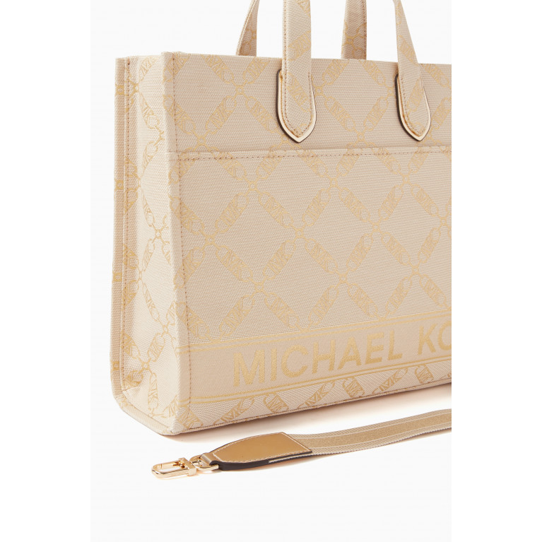 MICHAEL KORS - Large Gigi Tote Bag in Empire Logo Jacquard