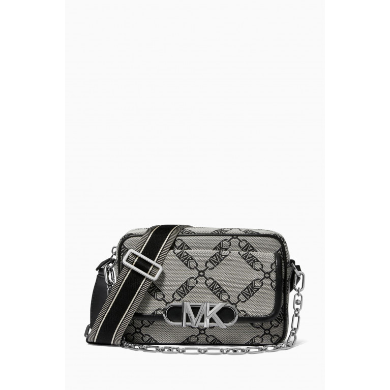 MICHAEL KORS - Medium Parker Crossbody Bag in Logo-printed Jacquard