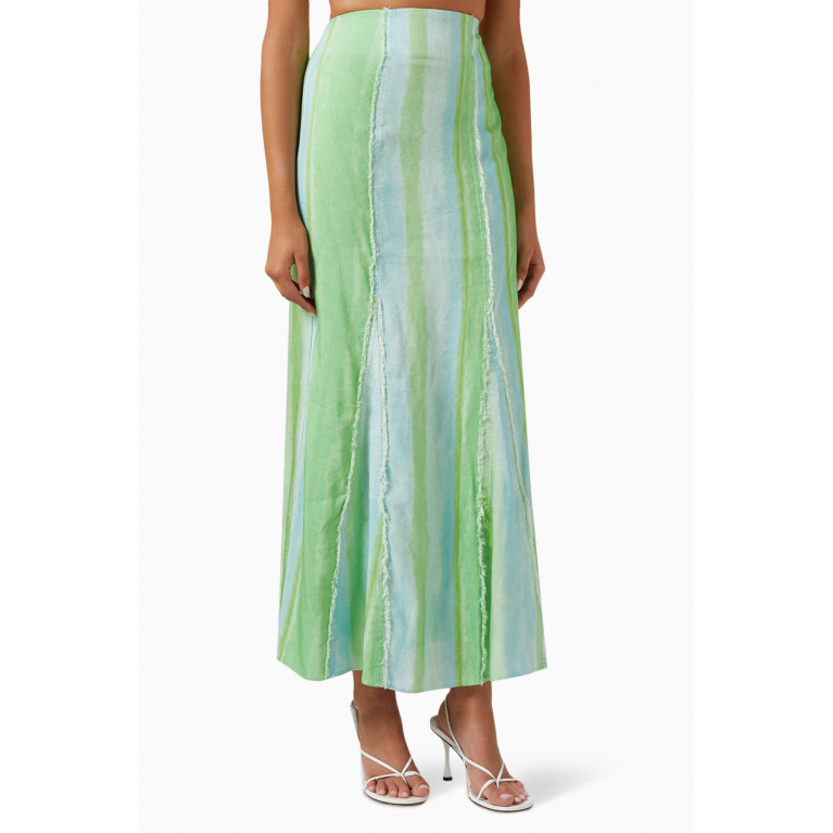 Significant Other - Aleksandra Maxi Skirt in Linen-blend