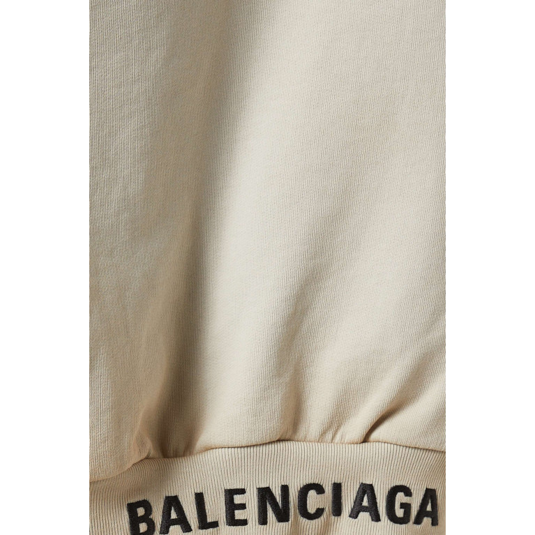Balenciaga - Balenciaga Oversized Fit Hoodie in Curly Fleece