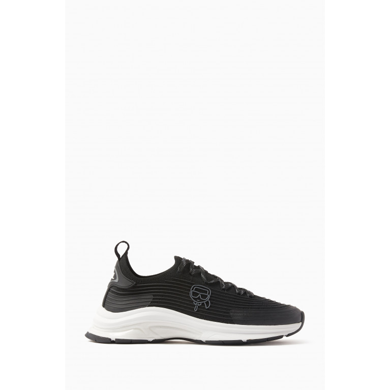 Karl Lagerfeld - Lux Finesse Pull-on Sneakers in Knit Textile