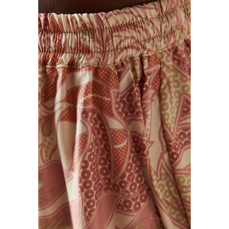 Natalie Martin - Bianca Printed Pants in Silk