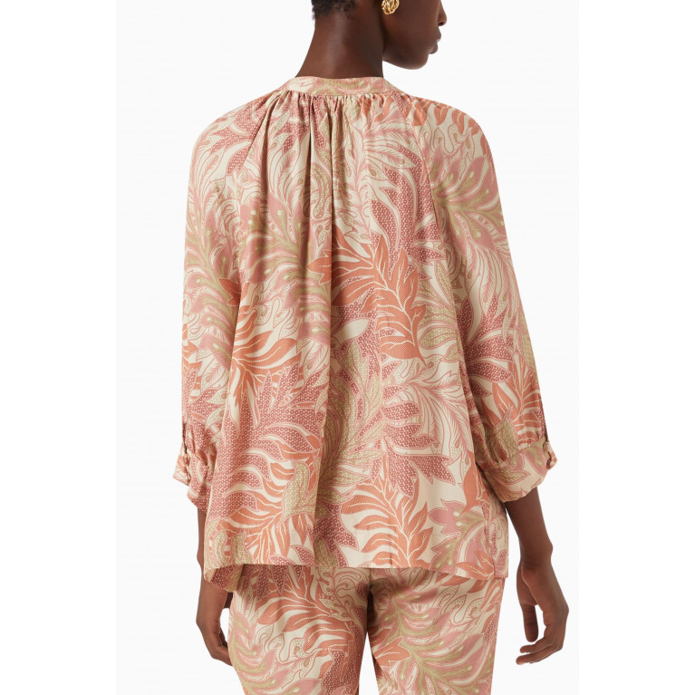 Natalie Martin - Remy Pleated Blouse in Silk