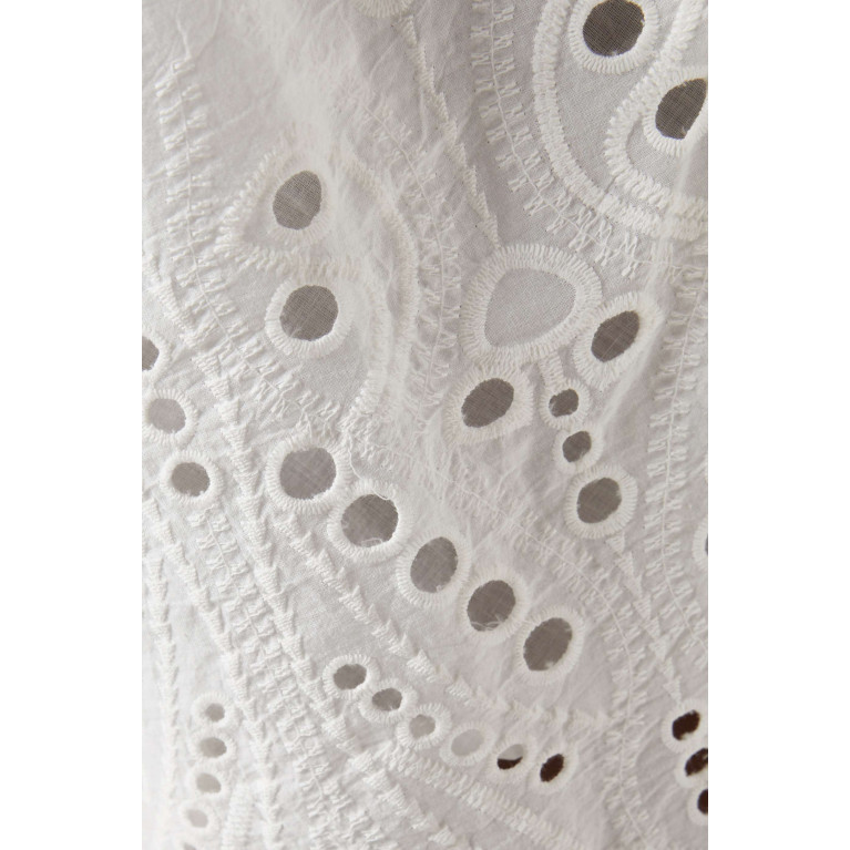 Natalie Martin - Alex Embroidered Mini Dress in Cotton