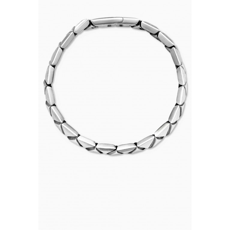 David Yurman - Faceted Link Bracelet in Sterling Silver, 7.5mm