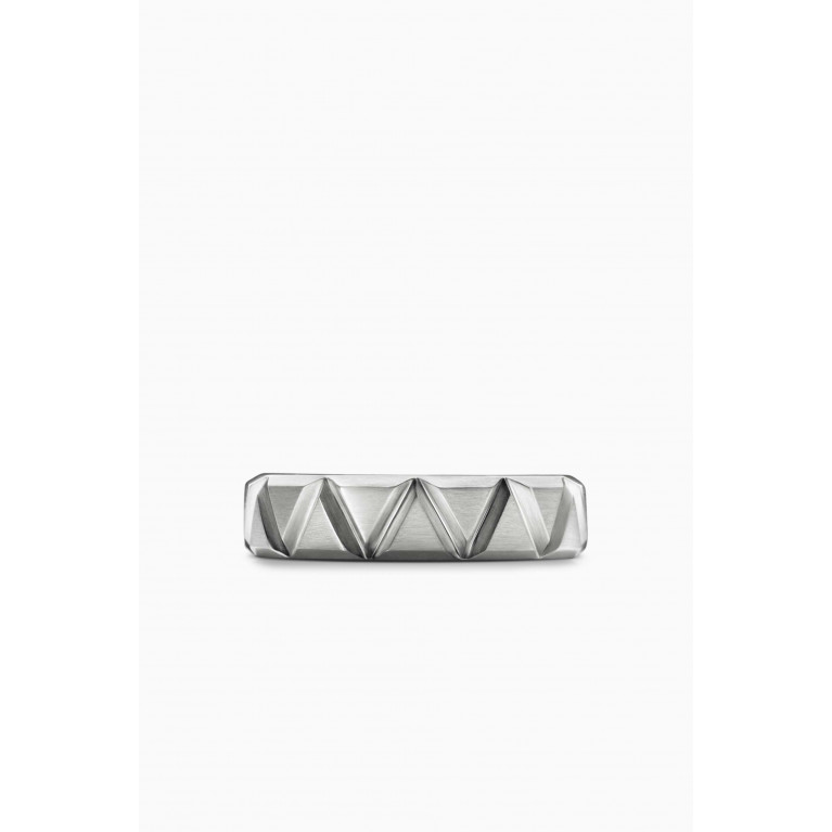 David Yurman - Triangle Band Ring in Sterling Silver, 6mm