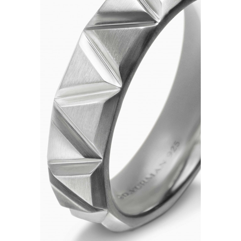 David Yurman - Triangle Band Ring in Sterling Silver, 6mm