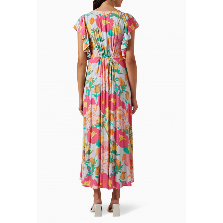 Y.A.S - Yaslullah Floral-print Maxi Dress in EcoVero™