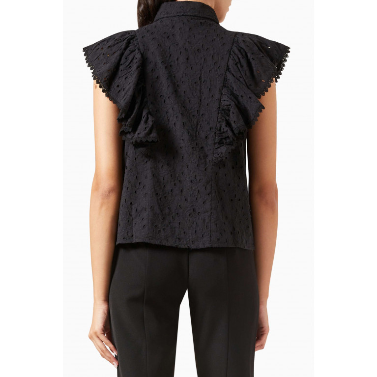 Y.A.S - Yasjimbo Embroidered Top in Organic Cotton