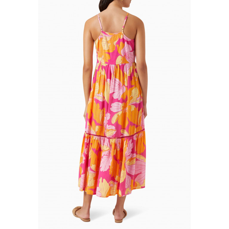 Y.A.S - Yasfilippa Floral-print Midi Dress in EcoVero™